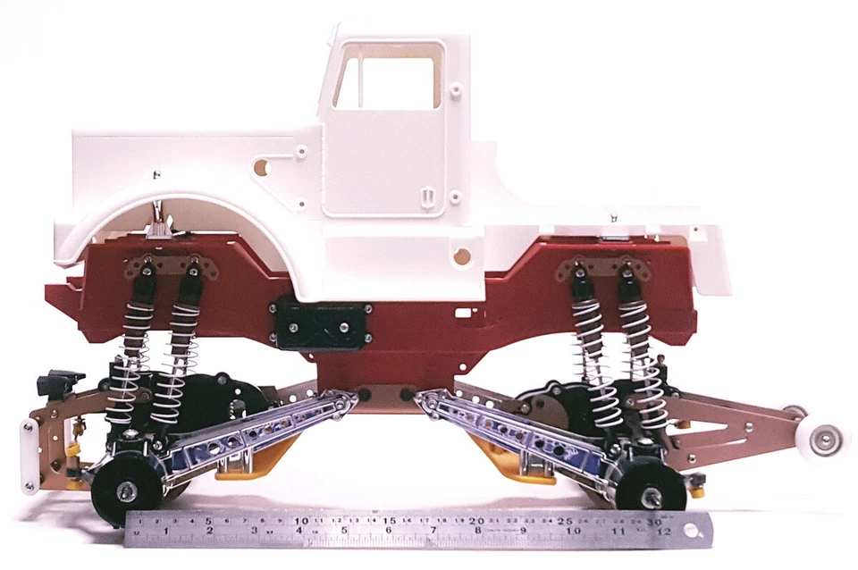 Custom Upgrade-Teile Aluminiumlegierung für TAMIYA Clod buster/Bull Head - Bild 4 von 4