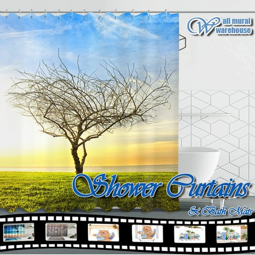 Pink Cloud Waterproof Bathroom Polyester Shower Curtain Liner Water Resistant - Picture 6 of 8