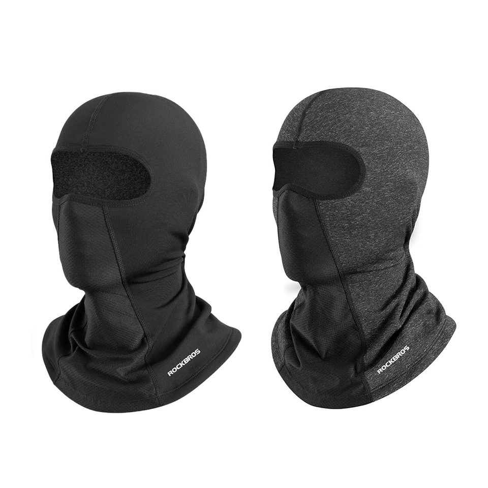 ROCKBROS Full Face Masks Winter Balaclava Warm Windproof Ski Hood Cycling Hats - Image 2 of 4