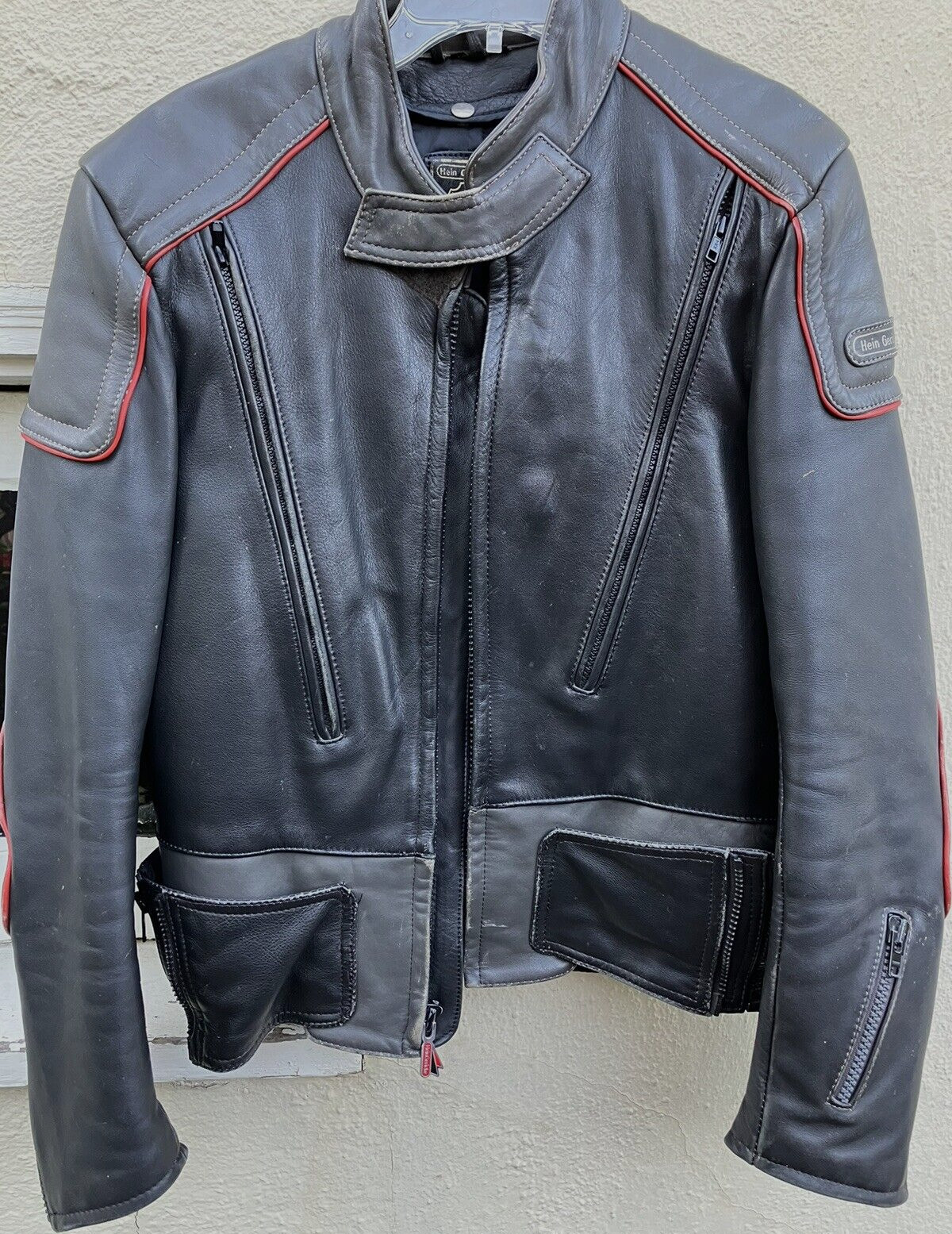 Vintage Hein Gericke Motorcycle Leather Jacket w/ Lin… Gem