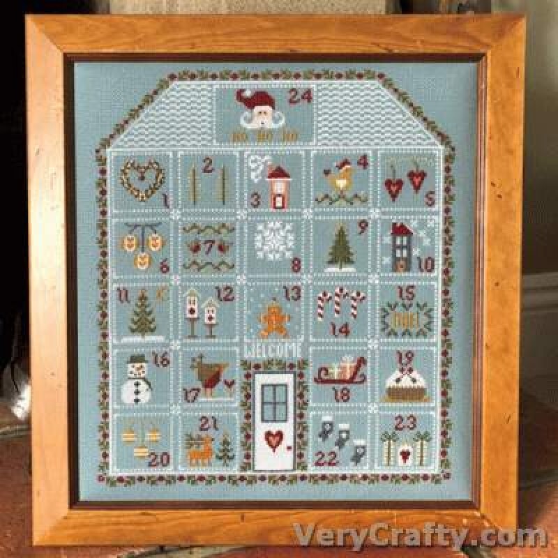 Historical Sampler Company - Advent House Counted Cross Stitch Kit