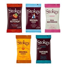 Stokes Sachet Sauce Selection – 100 Assorted Sachets