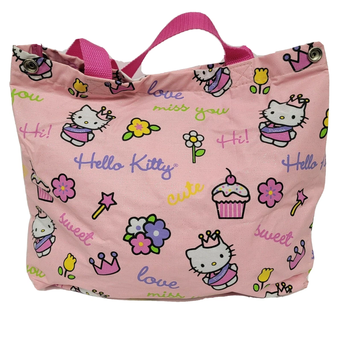 Hello Kitty Flower Tote Bag