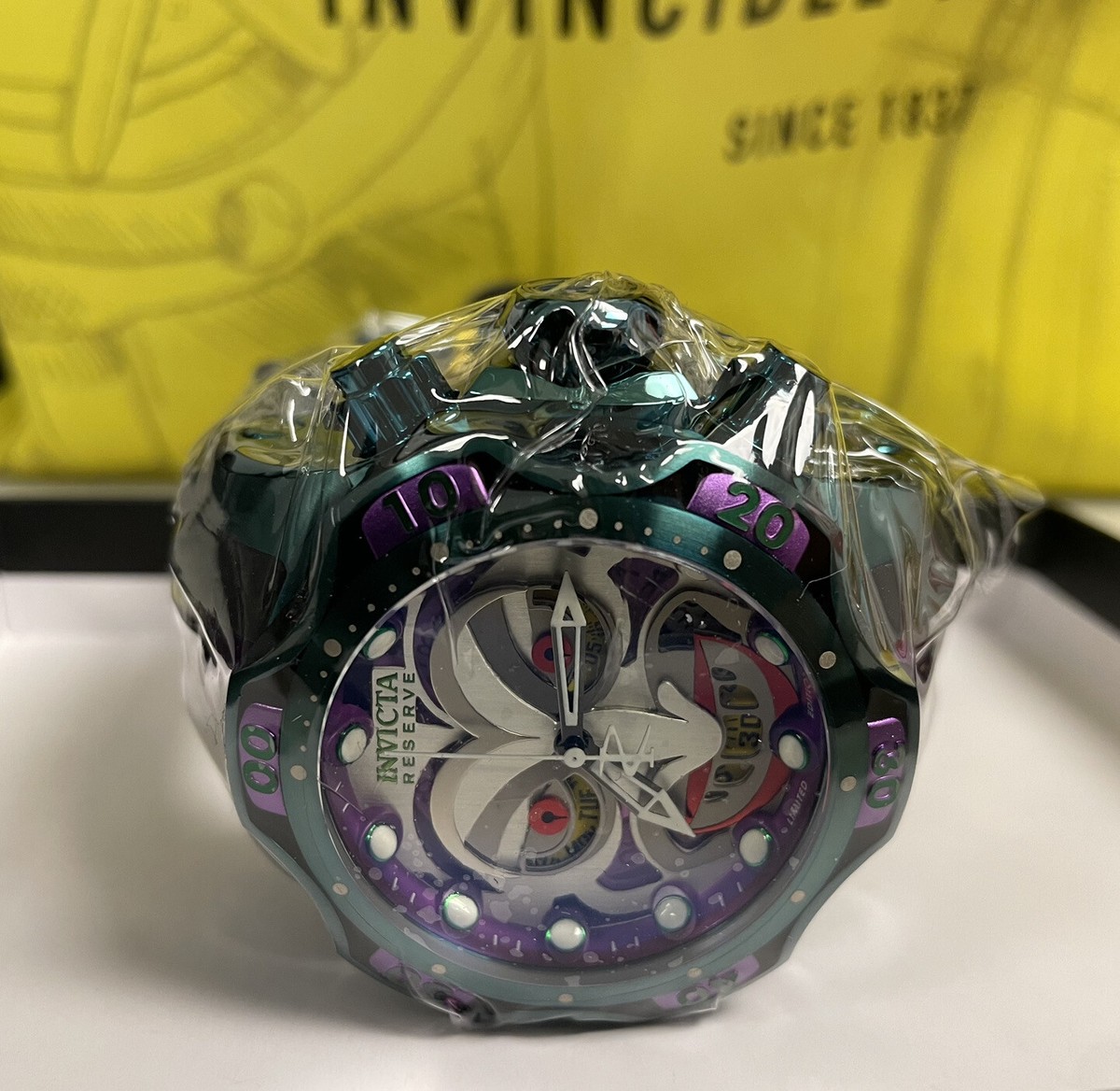NEW Invicta Venom DC Comics Joker Limited Edition Men