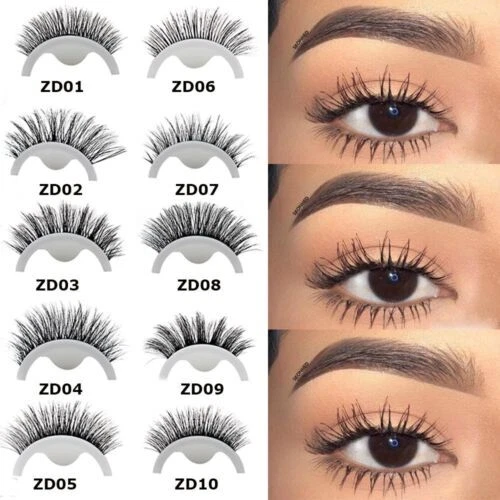 Pestañas postizas y adhesivos Sin marca para ojos