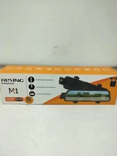 Rexing - M1 1296P Mirror Front and Rear Dash Cam - Black