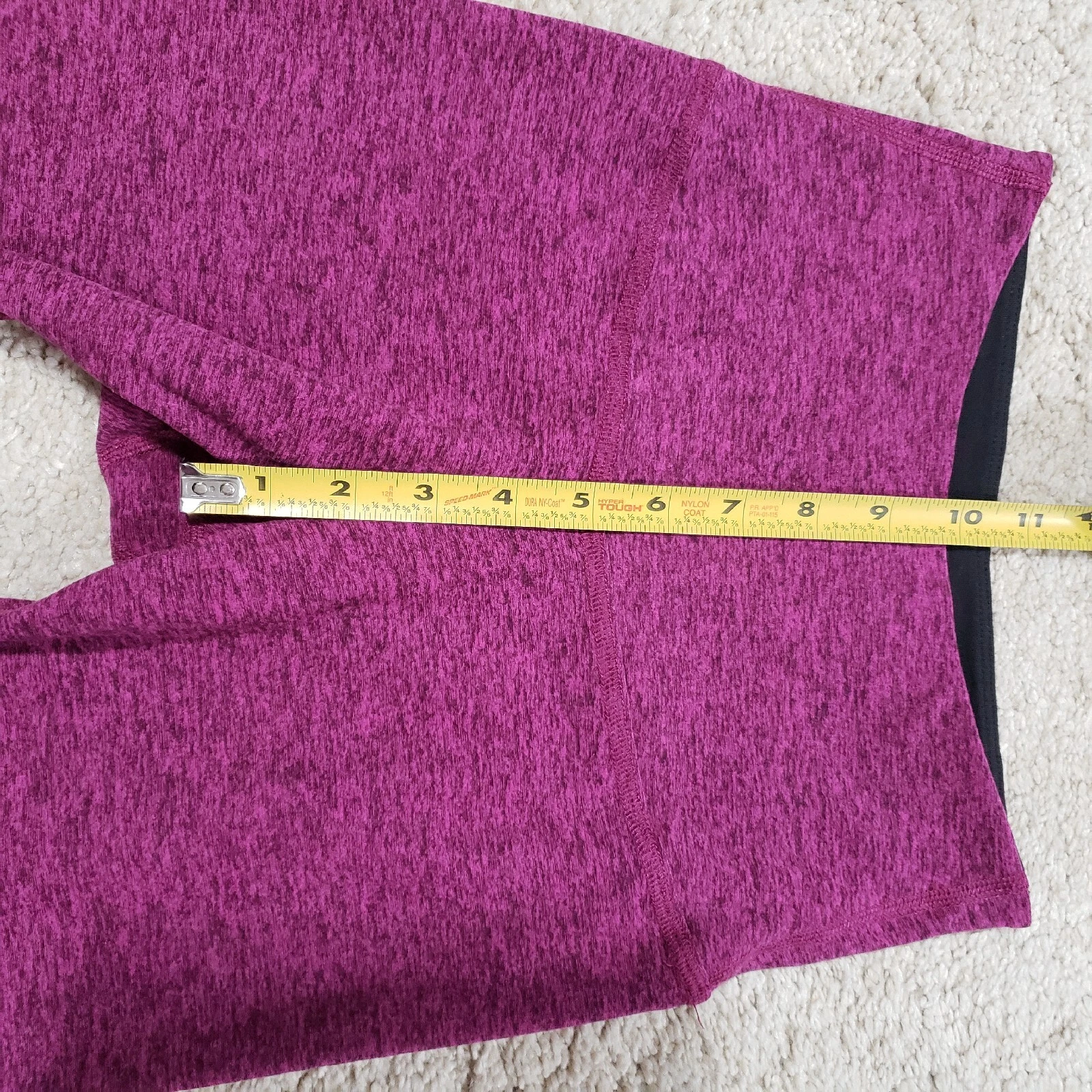 beyond-yoga full length heathered mid rise stretch leggings
