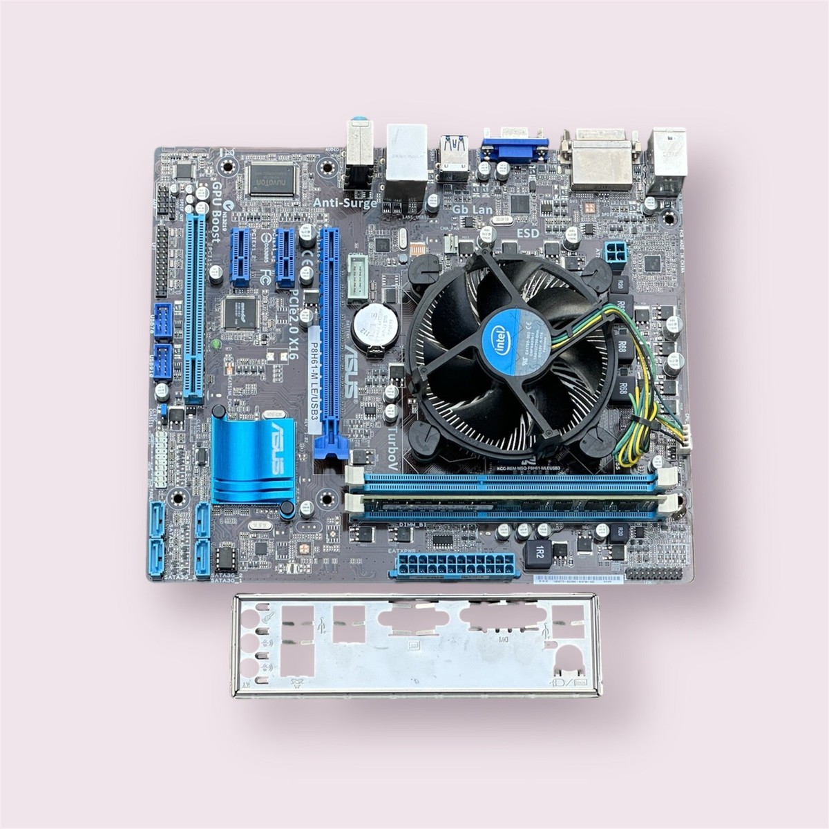 Asus P8H61-M LE/USB3 SOCKET LGA 1155 Motherboard I3 CPU UK