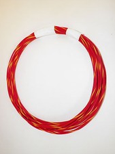 AUTOMOTIVE WIRE 18 GAUGE HIGH TEMP GXL 25FEET RED/YELLOW MOTORCYCLE CAR TRUCK