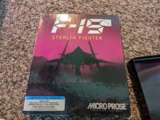 F19 Stealth Fighter Micro Prose Simulation Software 5.25 IBM PC 480.00 early ver