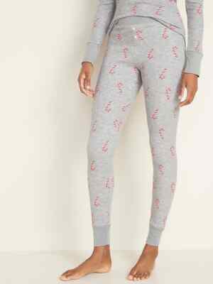 NWT Old Navy Candy Canes Thermal Knit Pajama Pants Sleep