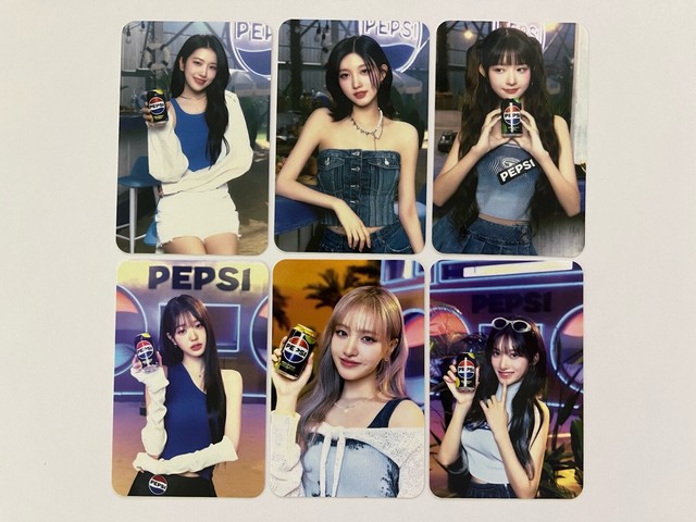IVE Pepsi Event Photocard Yujin Wonyoung Rei Liz Leeseo Gaeul