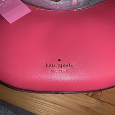 NEW Kate Spade Staci Crossbody Purse Leather BAG Top Handle Easter Spring Pink