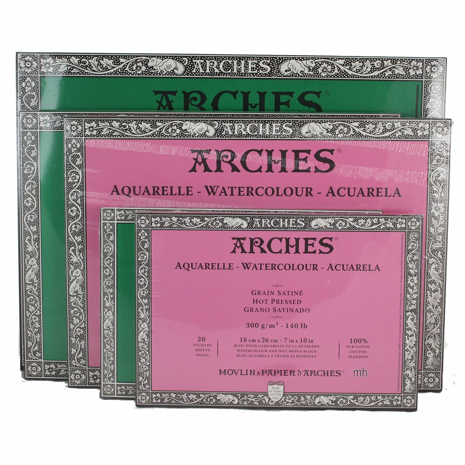 watercolour paper Aquarelle arches block professional pads cotton painting
