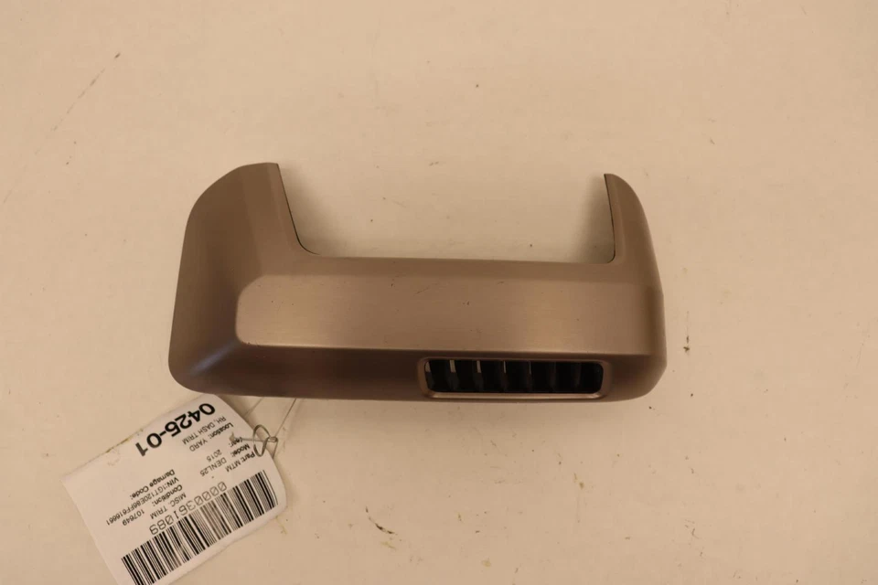 GMC SIERRA 2500 HD 2015-2019 pasajero tablero ventilación moldura moldura OEM Foto 2 de 4