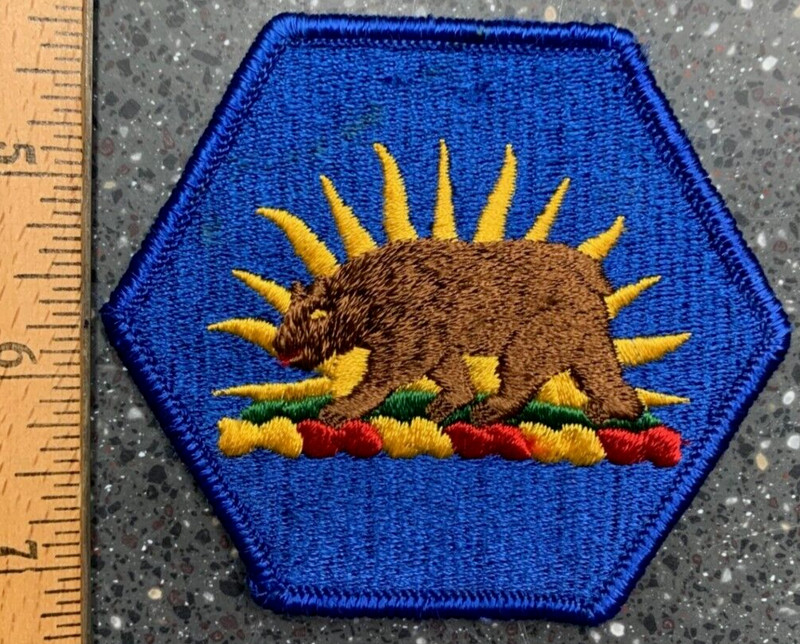 Embroidered California Army National Guard Patch