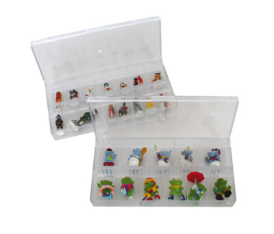 5-LINDNER-4820-Sammelvitrine-Präsentationsbox-220x110x38mm-12-flexible-Fächer