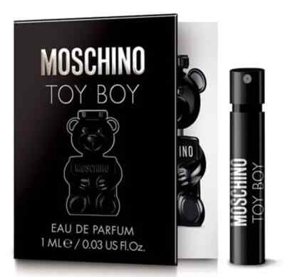 MOSCHINO TOY BOY Eau De Parfum Men's Spray Vial Sample 1 ml./.03