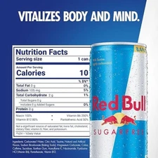 Red Bull Sugar Free 8.4oz. Energy Drink (Pack of 24)