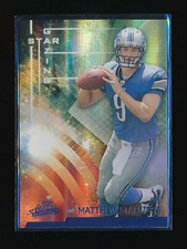 MATTHEW STAFFORD 2009 ABSOLUTE MEMORABILIA STAR GAZING SPECTRUM #/25 *RAMS*