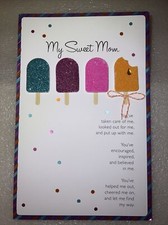 American Greetings 3D Adorable Large "Mom  Birthday Card