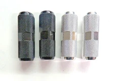 Pair BMX Old School Bike Foot Axle Pegs  3/8 "  24 T and 26 T Silver or Black