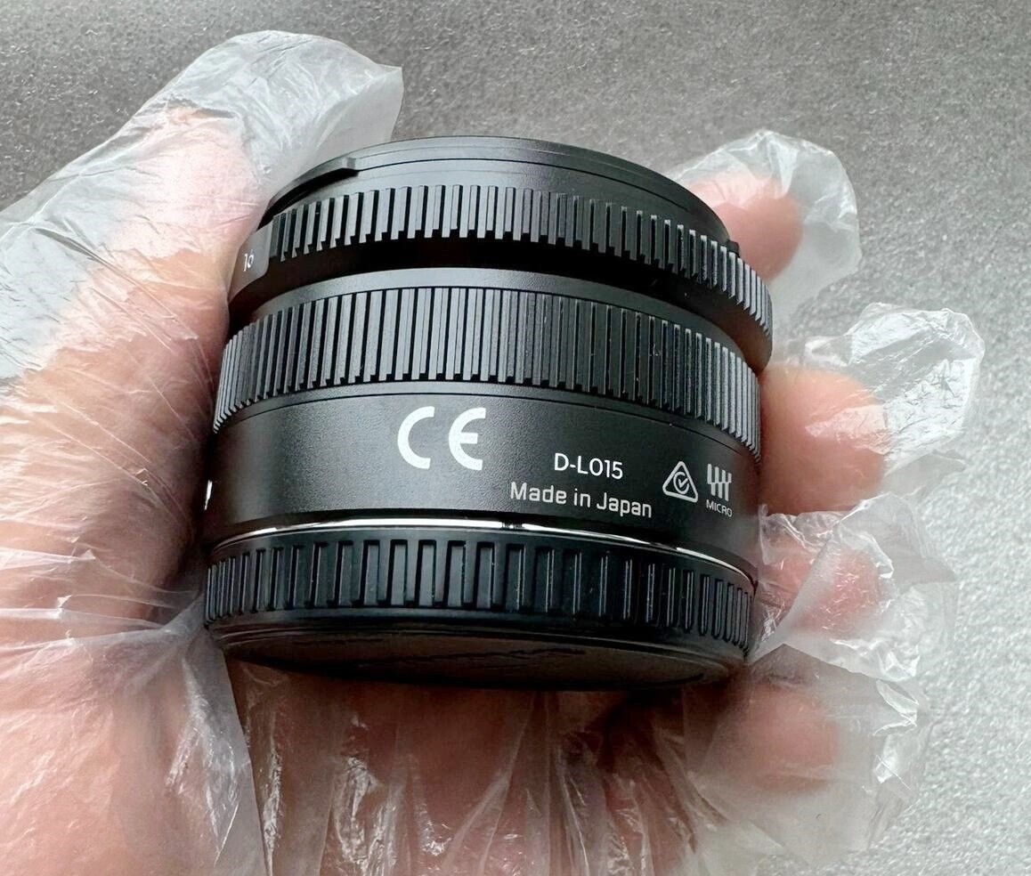 DJI 15mm f1.7 マイクロフォーサーズ　m4/3マウント Panasonic Leica DJI 15mm f/1.7 Lens for Micro Four Thirds