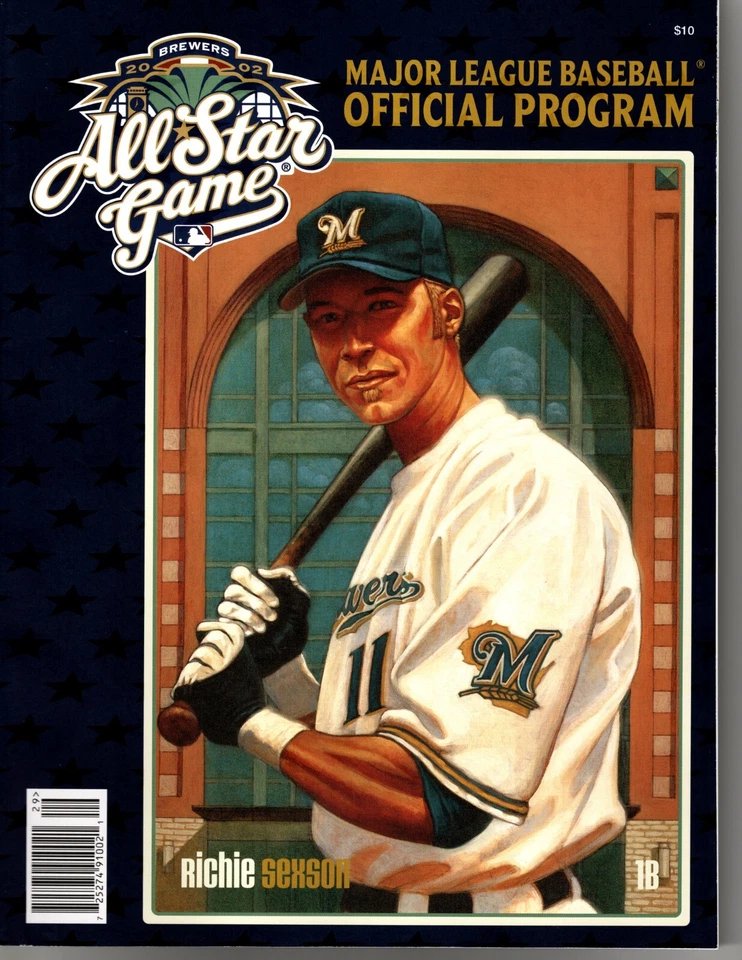 MLB All Star Game Programs 2002 - 5 variaciones - bonos, cuenta, Johnson, Rodríguez Foto 4 de 4