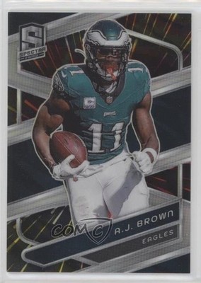 2024 Panini Spectra Hyper Prizm 60/75 AJ Brown #83 0j7s