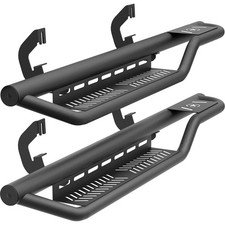 Regular Cab Running Boards for 2007-2019 1500 2500HD 3500HD Steel Step Nerf Bars