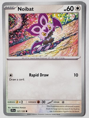 Noibat 127/159 NM / M - Journey Together Pokemon Card - Tomokazu Komiya Art  | eBay