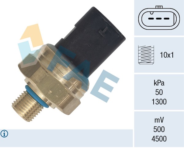 FAE Sensor Kraftstoffdruck 15641 M10X1 FüR Mercedes Klasse W213 Model S213 W205-image