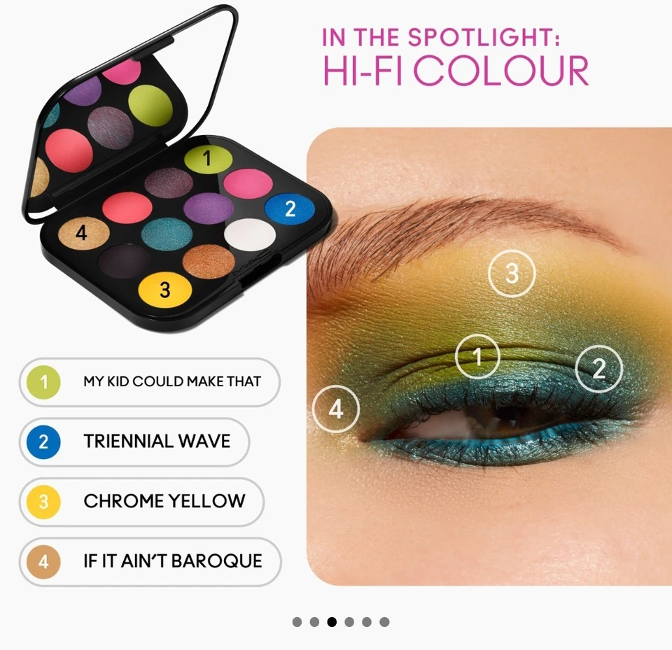 NEW! Mac - Connect In Colour Eye Shaddow Palette - HI-FI COLOR - Image 3 of 4