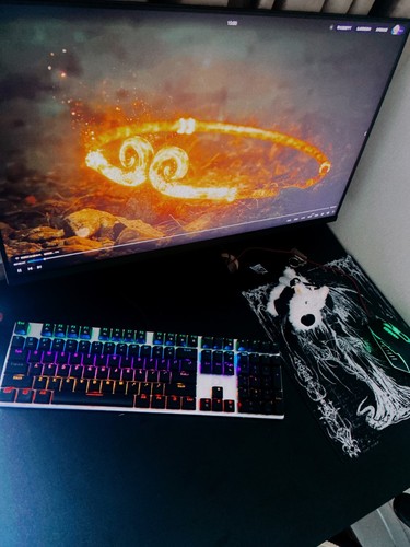 glass mousepad Fallen Angel 34x28cmoriginal design suitable for fps players - 第 4/6 張圖片