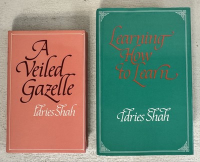 Idries Shah HB Book Lot 2 - Learning How to Learn & A Veiled Gazelle