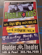 Riddlin Kids at the Boulder Theater 2008 Poster