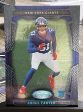 Abdul Carter 1/1 - 2025 Panini Certified True Black One Of One - Giants RC