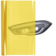  16 x 60 Inches Headlight Taillight Car Tint Vinyl 16in x 60in Ammo Yellow