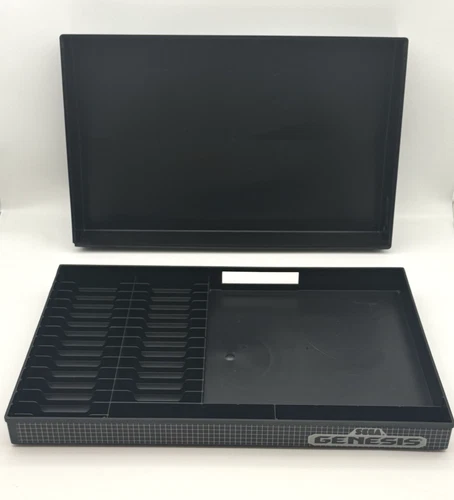 Sega Genesis Console & Game Storage Drawer Dynasound Vintage EUC Fast Shipping!