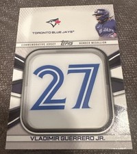 2022 Topps Vladimir Guerrero Jr. Player Jersey Number Medallion #JNM-VG