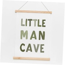 Little Man Cave Sign, Boys Nursery Wall Decor, Kids Room Door Wooden Hanging