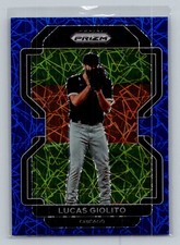 2022 Panini Prizm #10 Lucas Giolito Blue Velocity Prizm