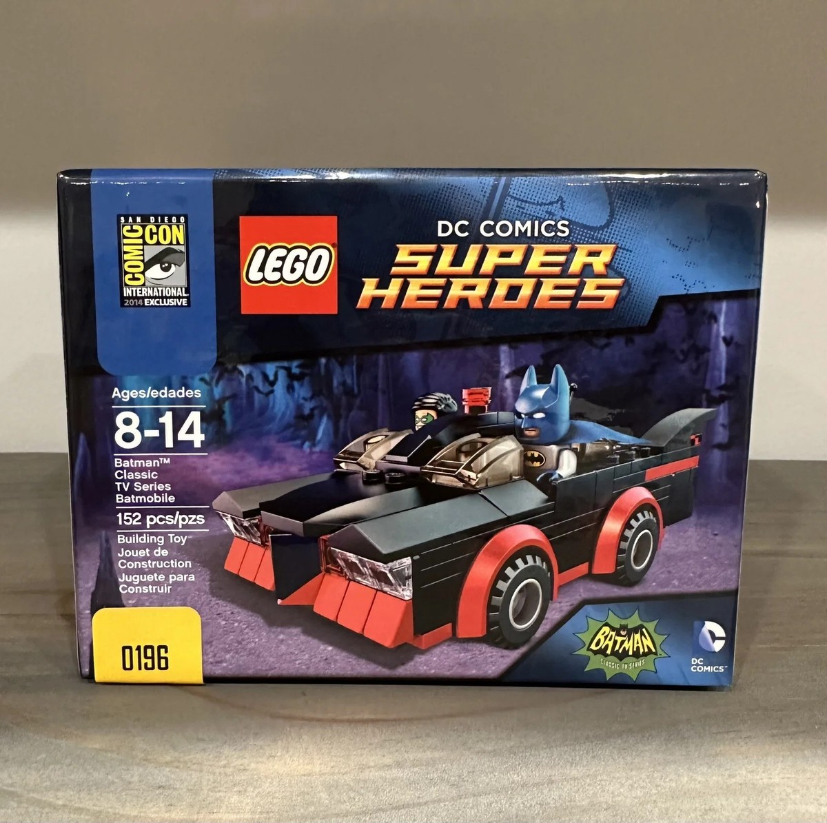 LEGO 2014 SDCC Batman Classic TV Series Batmobile 0196/1000 New