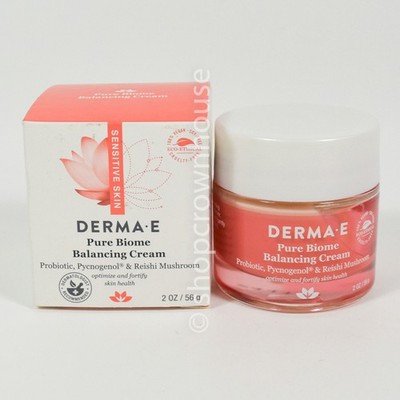 Derma E PURE BIOME BALANCING CREAM 2 oz Probiotic Pycnogenol & Reishi Mushroom