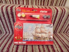 Airfix A68218 Royal Navy HMS Victory Model Kit Paint, Glue, Brush Starter Set