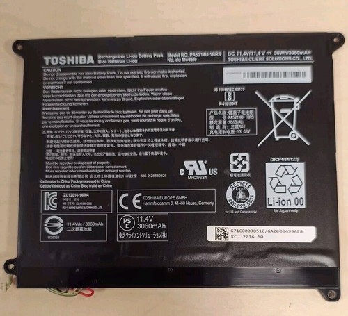 Toshiba Z20T-C-121 3 Cell Battery Pack - 2 REF00400 . - Picture 2 of 3