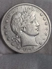 1898-S Barber Half Dollar. Very nice condition.