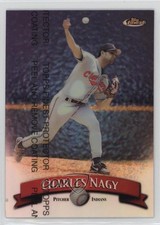 1998 Topps Finest Refractor Charles Nagy #77 12gr