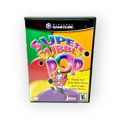 Super Bubble Pop (Nintendo Gamecube, 2002) CIB Complete In Box! 