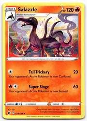 Salazzle 028/159 Crown Zenith Uncommon Pokemon TCG